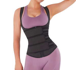 LUNA Luxury Latex Body Shaping VEST Abdominal Belt
